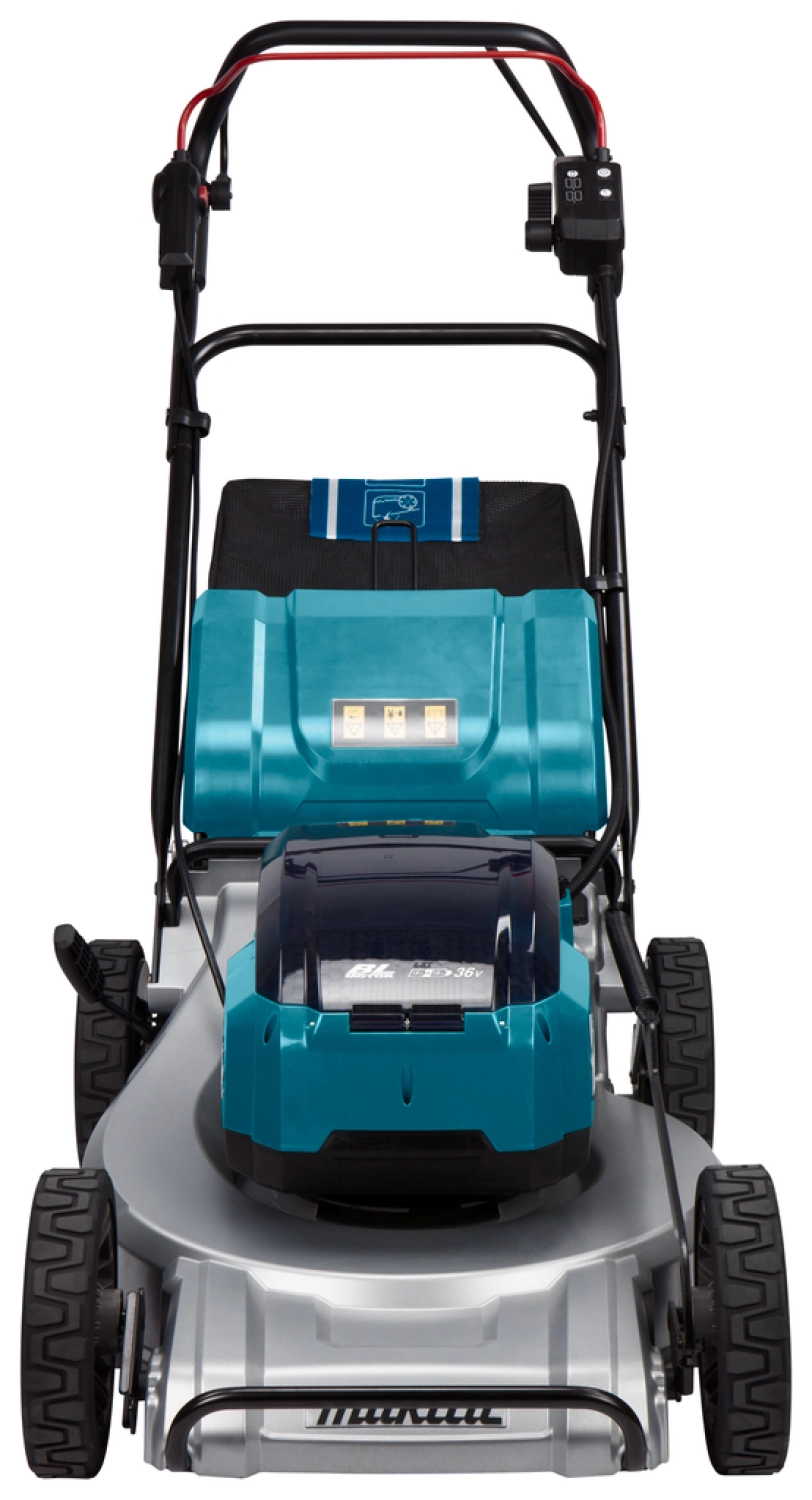 Makita DLM533PT4 36V (2x 18V) Li-Ion accu grasmaaier set (4x 5.0Ah accu) - 53cm - zelfrijdend - koolborstelloos