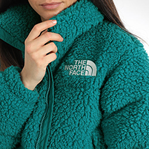 Veste Fourrure Femme Nuptse A7WSK Turquoise