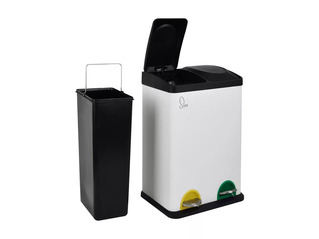 Poubelle de tri sélectif Acier inoxydable