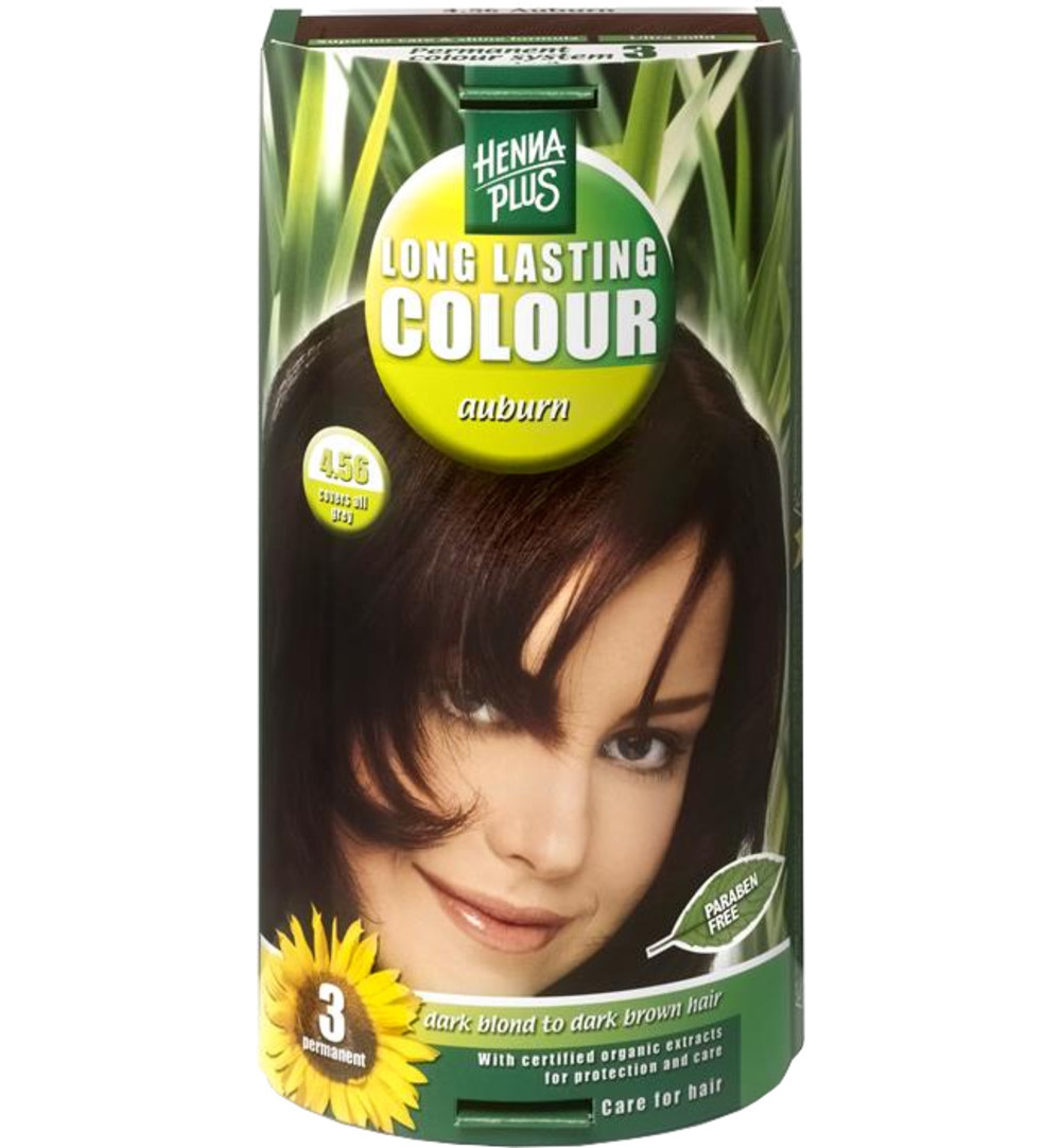 Hennaplus Long lasting colour 4.56 auburn (100 ml)