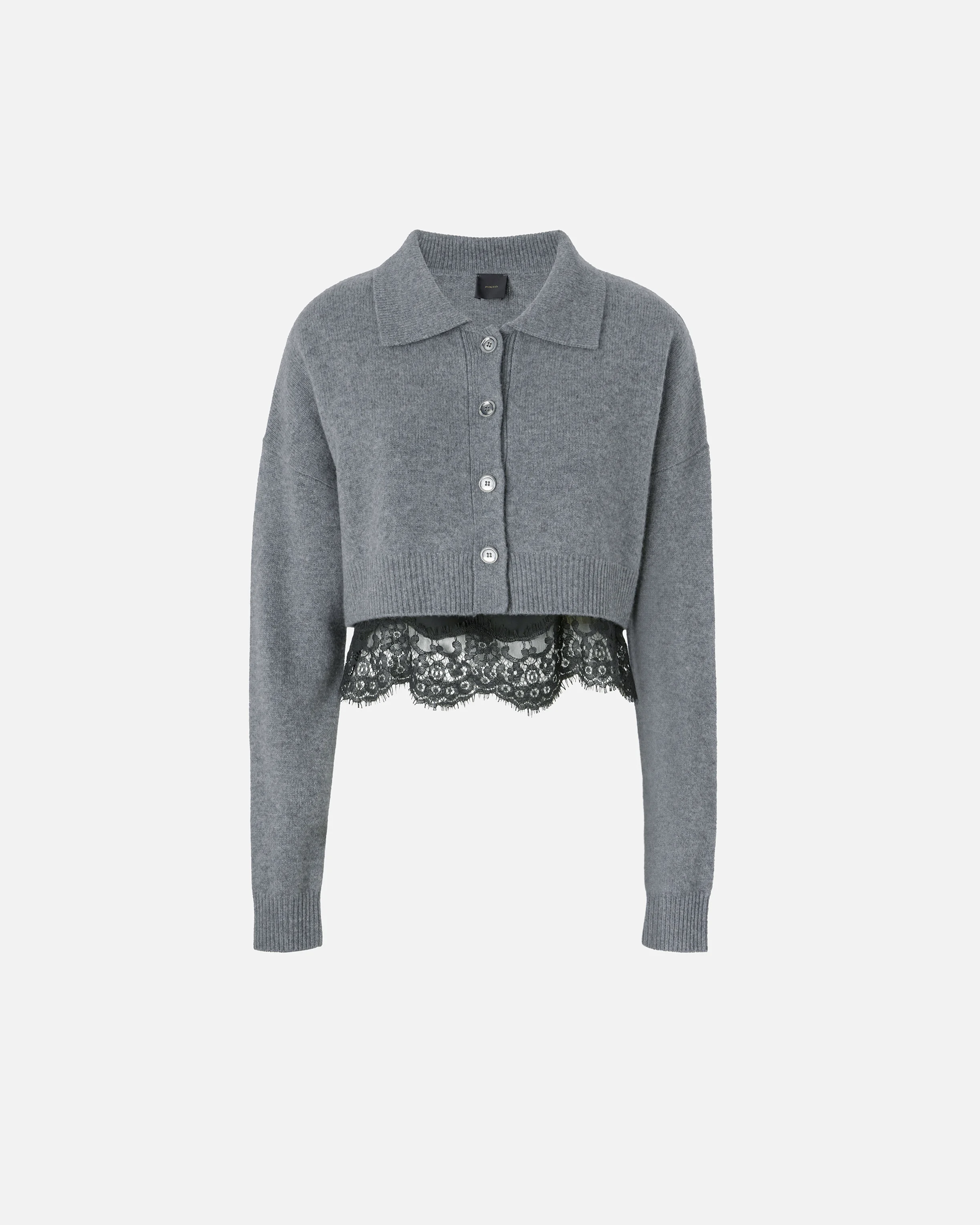 Cardigan mélangé avec top | Multicolore