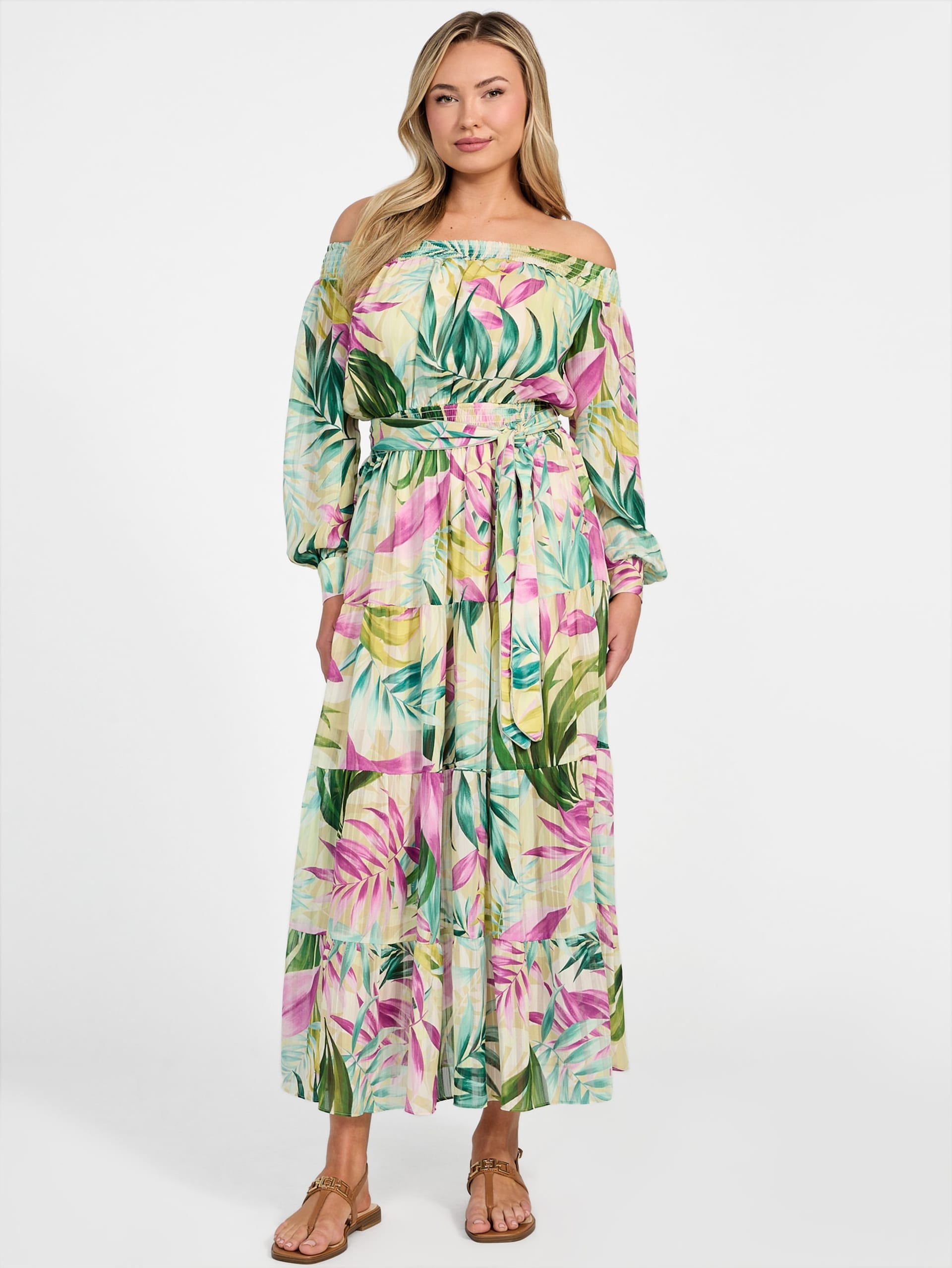 Vestido Maxi Estampado Eco Josee
