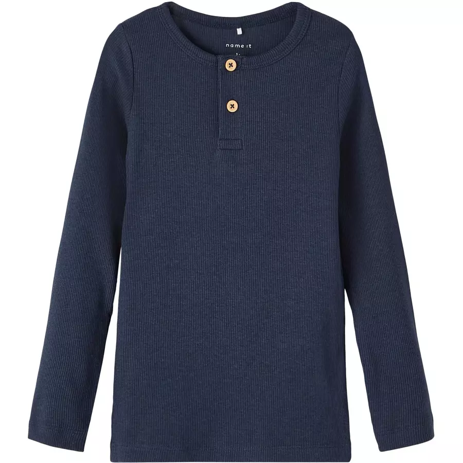 name it Langarmshirt Nmmkab Dark Sapphire
