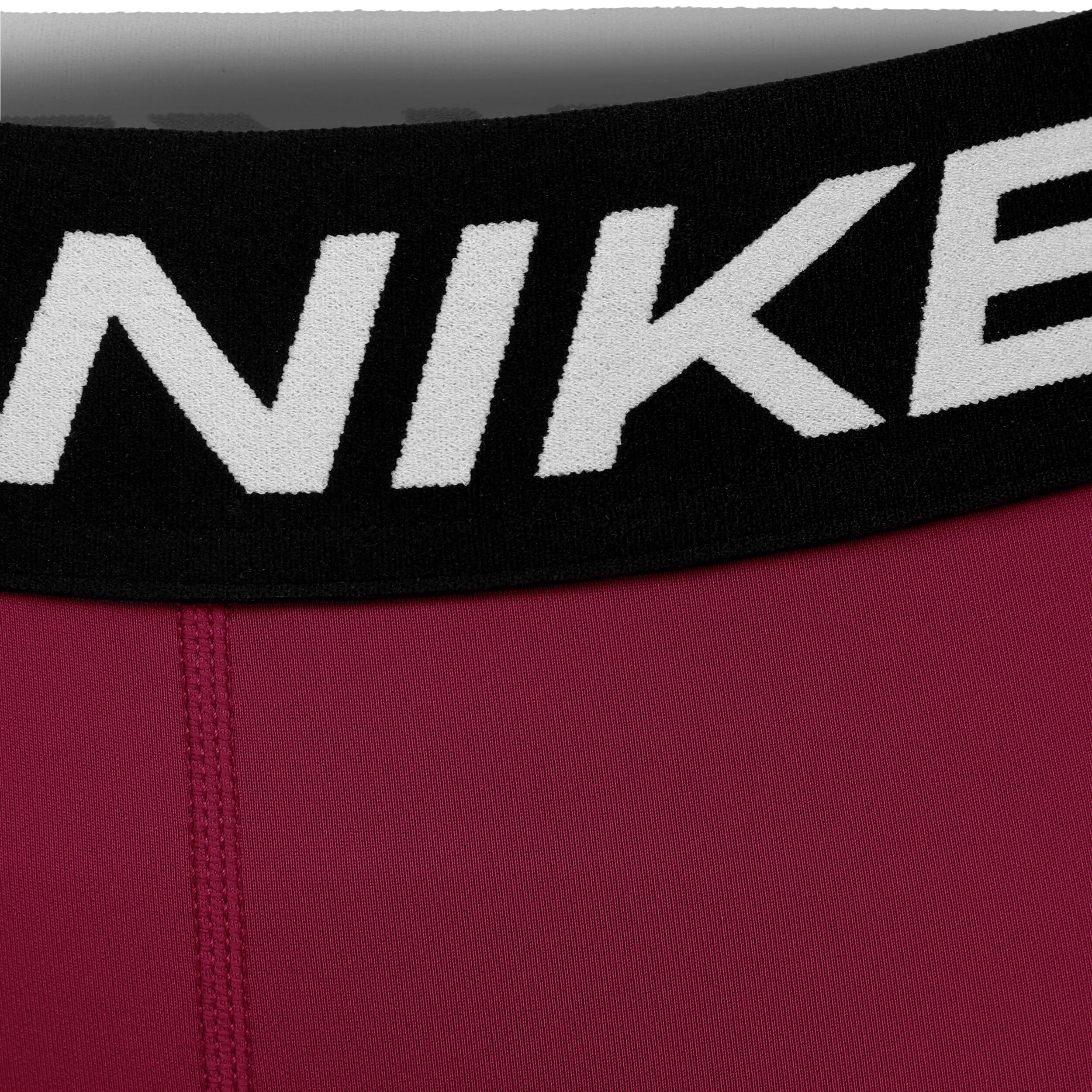 Nike Pro Dri-Fit 3in Shorts Filles - Rouge , Noir