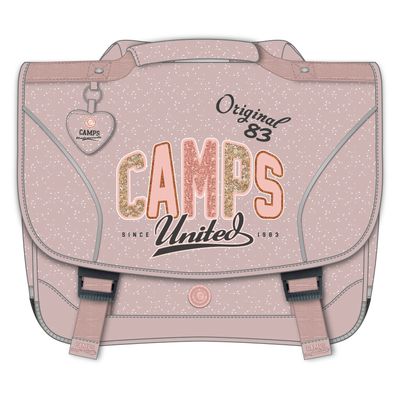 Cartable Camps Lovely 38 cm - 2 compartiments - rose - Kid'Abord