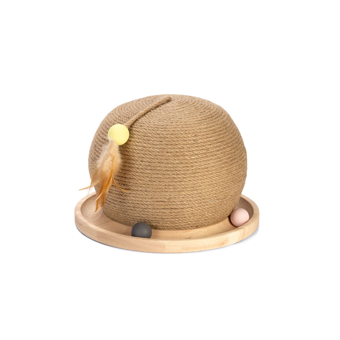 Designed by Lotte DBL Kratz- und Spielball Holz