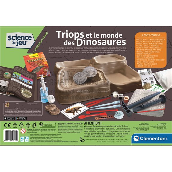 Coffret Science et Jeu - Triops et le Monde des Dinosaures