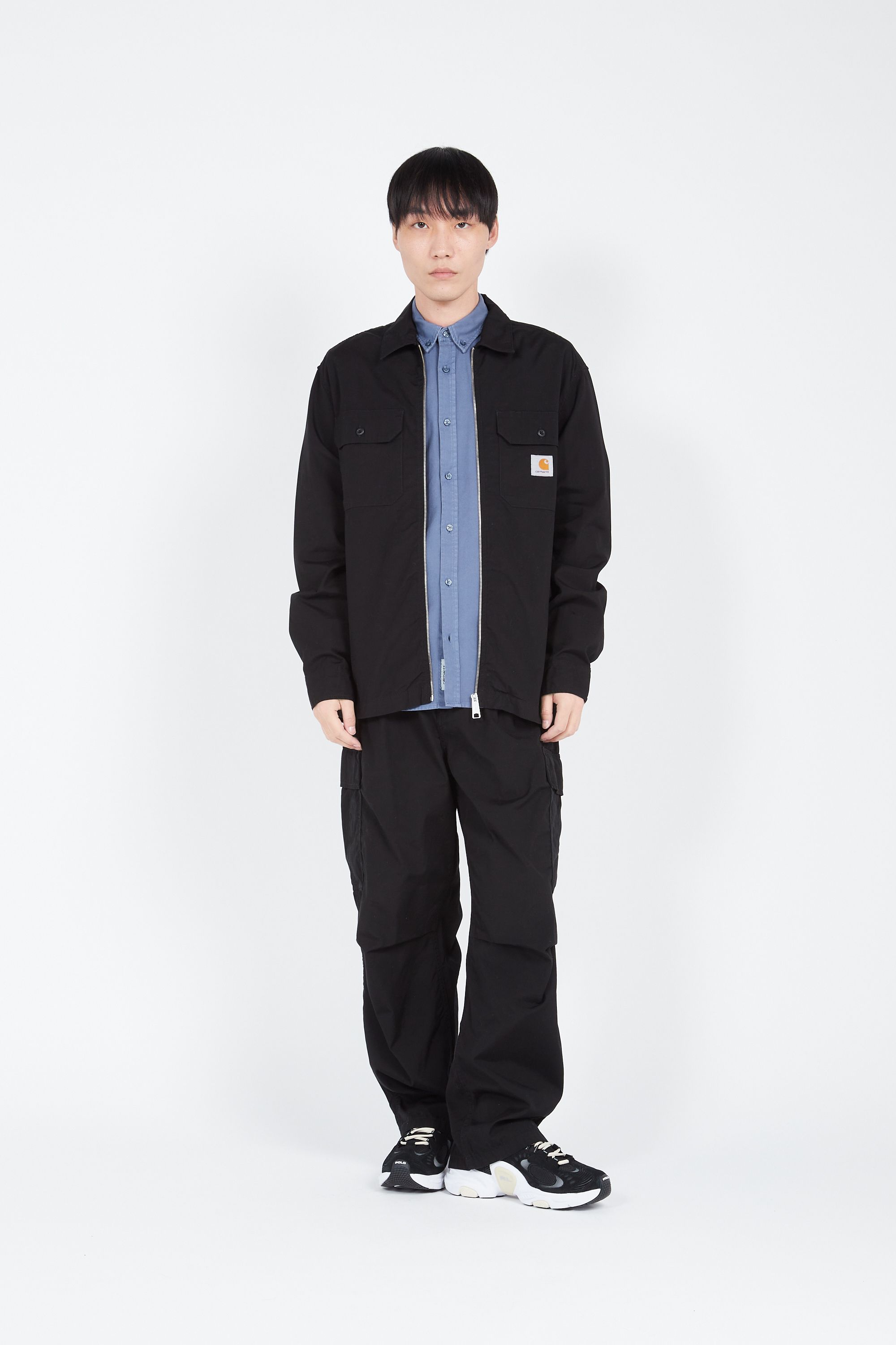 CARHARTT WIP Chemise Craft Zip Shirt Noir