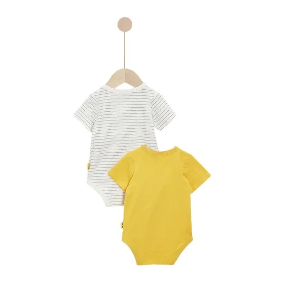Lot 2 bodies manches courtes   de               P'tit bisou