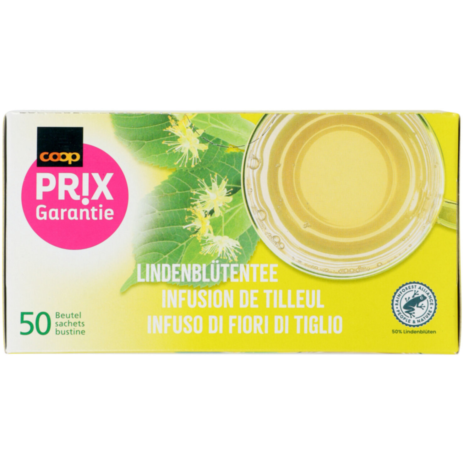 Prix Garantie Lindenblütentee 50 Beutel