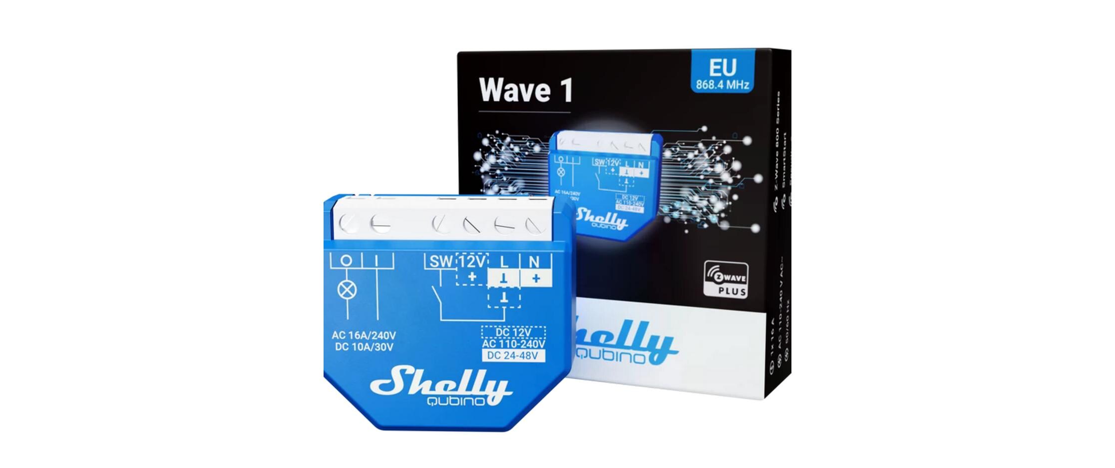 Schaltaktor Qubino Wave 1Z-Wave Smart Switch, 1 Kanal 16 A