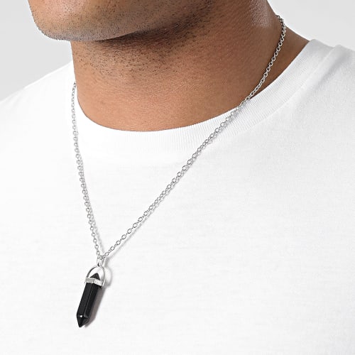Collier Ran 74 Noir Argenté