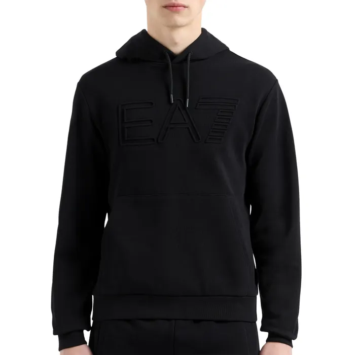 EA7 Train Logo Series Oversized Logo Hoodie Heren