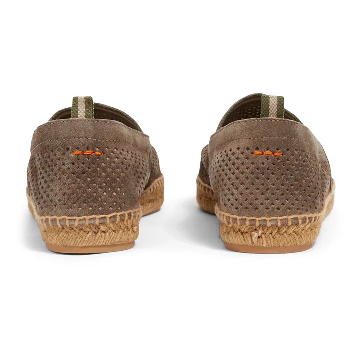Castaner Espadrilles Pablo Suède Perforées  | Taupe