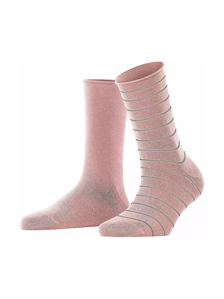 FALKE Happy Stripe 2er Pkg Blossom rosa