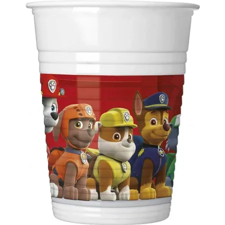 Procos Paw Patrol - Ready For Action Plastikbecher 200 ml, 8 Stück
