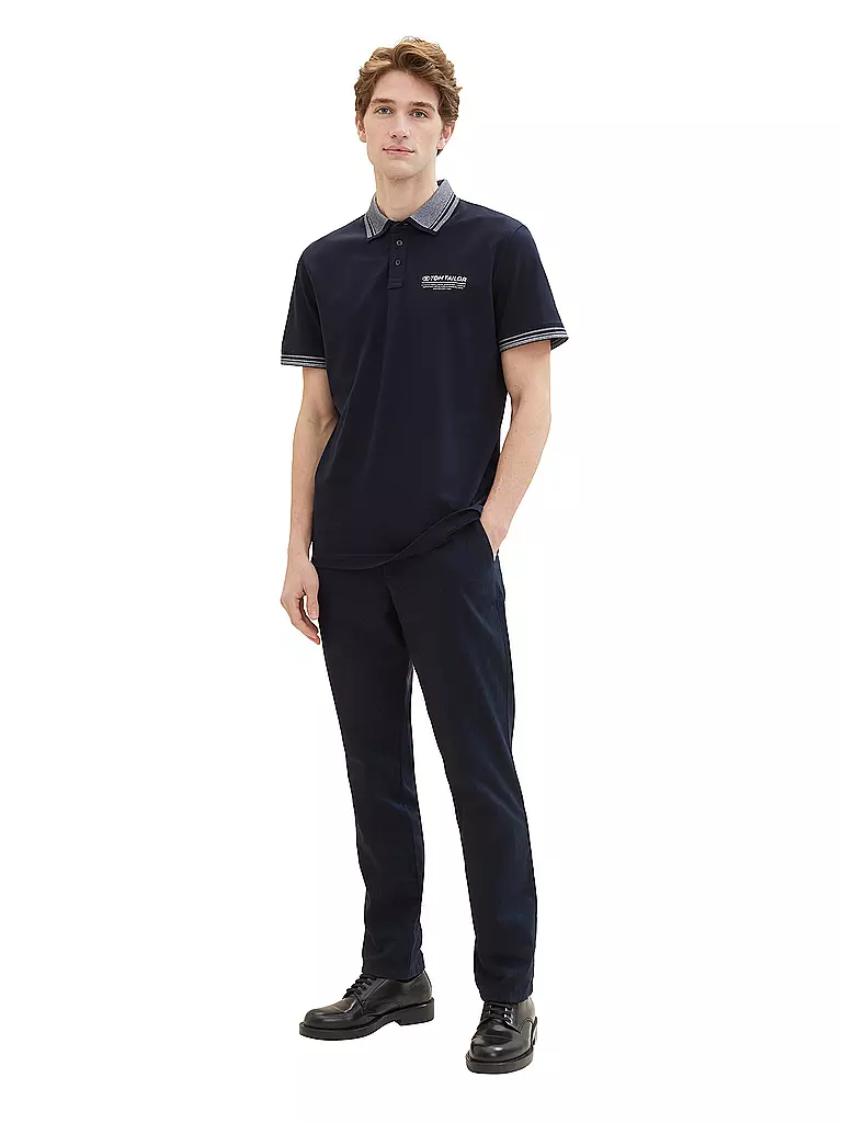 TOM TAILOR Poloshirt dunkelblau