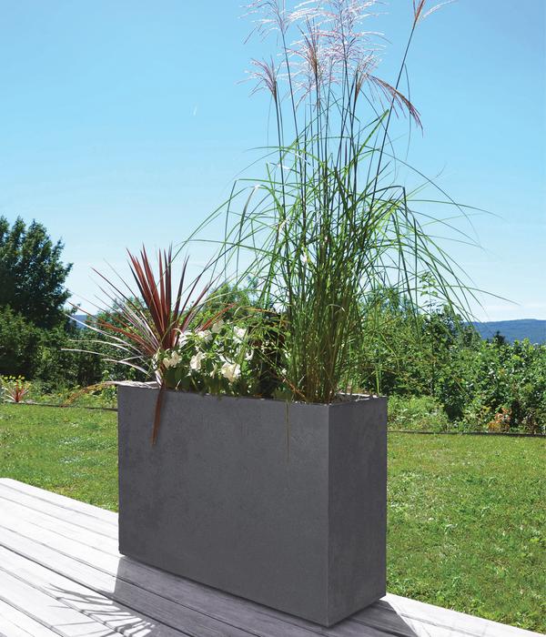 EDA Kunststoff-Blumenkasten Basalt Loft L,