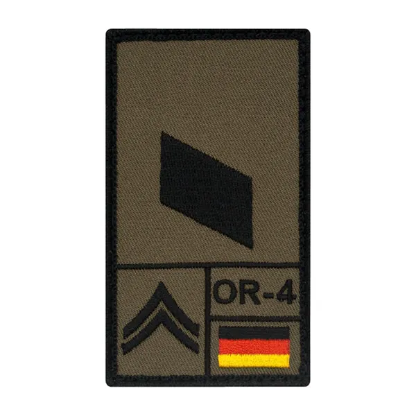 Café Viereck -  Rank Patch Korporal