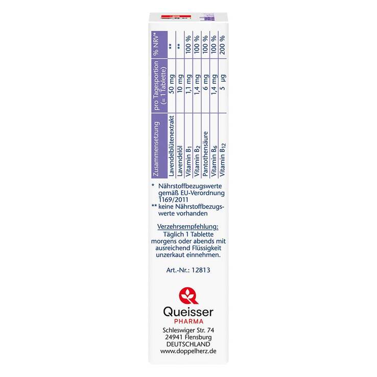 Doppelherz Lavendel Extrakt + Öl Tabletten, 30 St