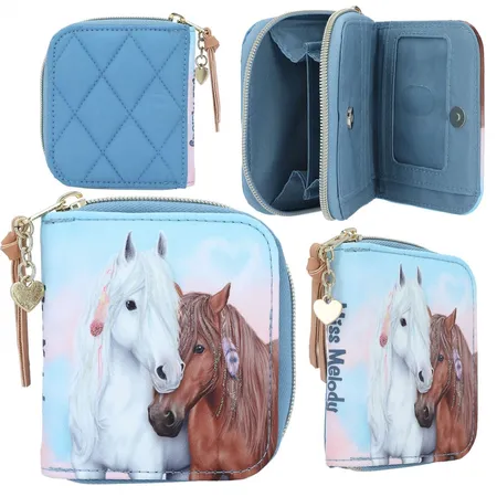 Depesche Miss Melody Geldbeutel BLUE QUILT