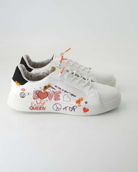 Fusion Alexa Love multicolor Sneaker in Weiß