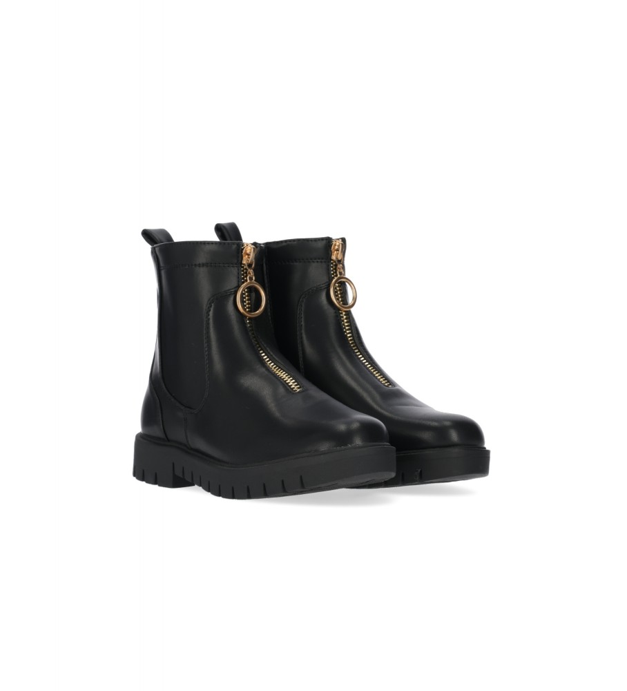 Chika10 Botas infantis Dice 15 pretas