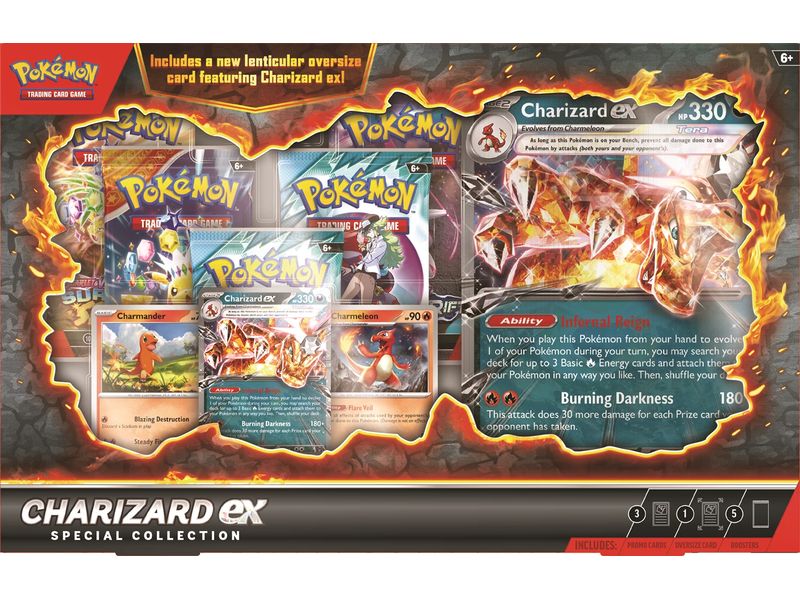 The Pokémon Company Charizard EX Special Collection -EN- Erleben Sie echten Wagemut mit Glurak Ex