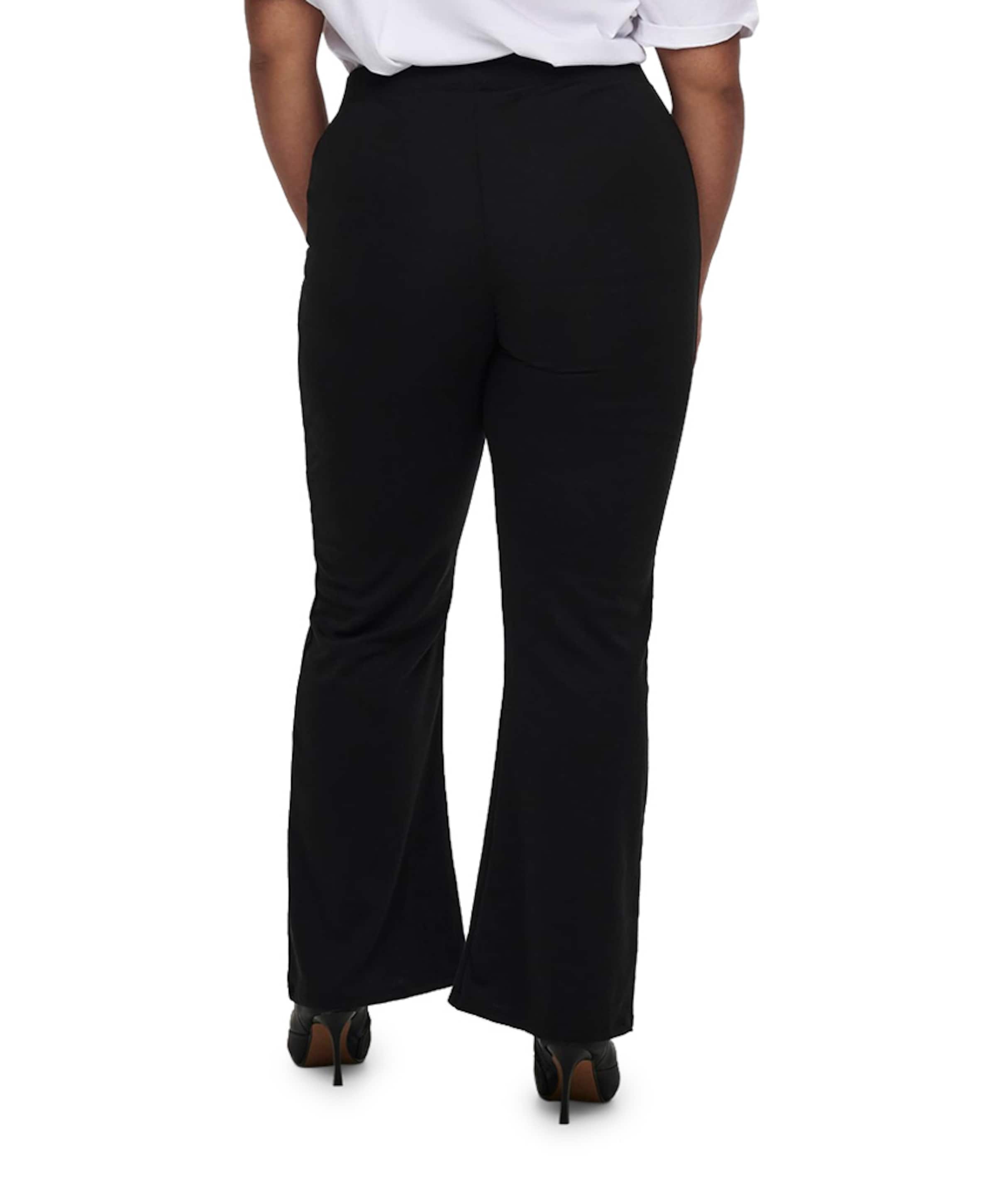 Only Carmakoma CARPEVER FLARED JRS NOOS dames broek zwart
