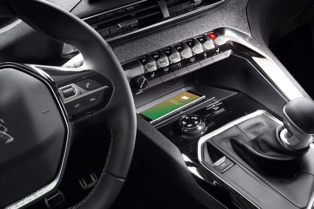 Qi Trådløs Oplader, OEM Design, Til Peugeot 3008 II/5008 II
