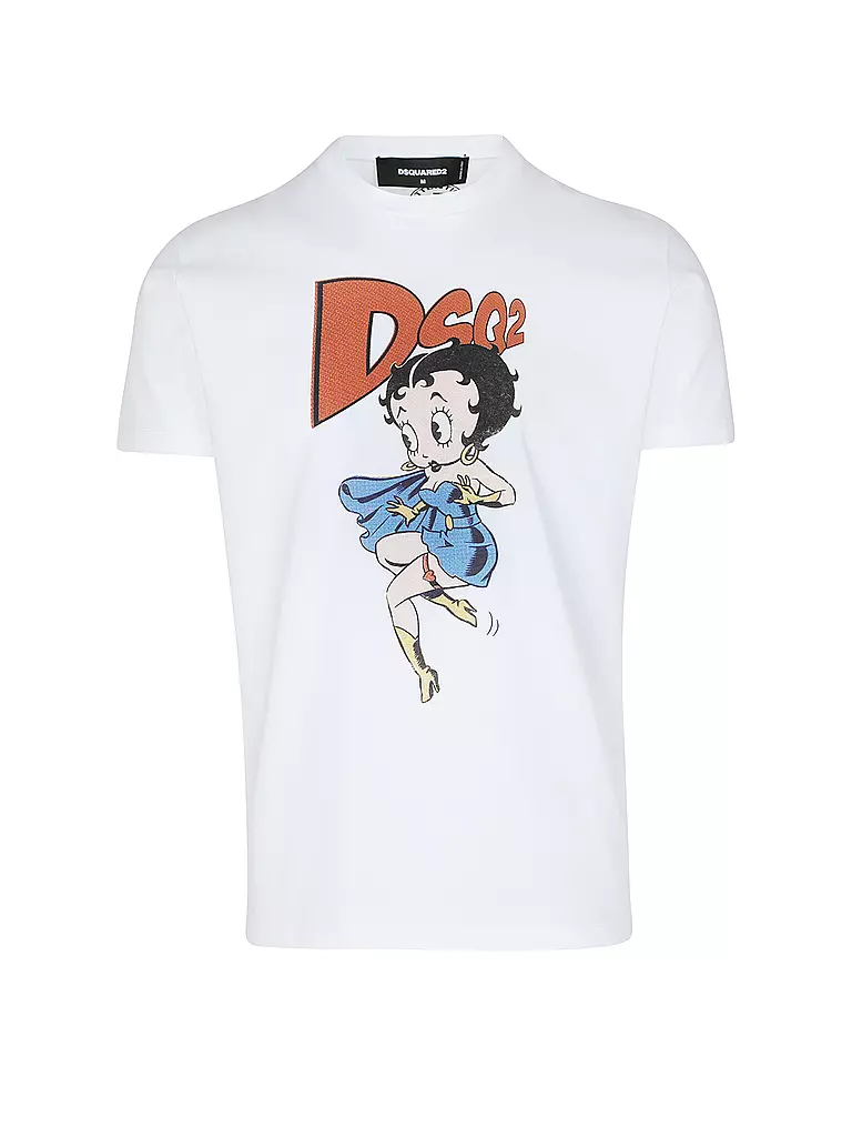 DSQUARED2 T-Shirt BETTY BOOP weiss