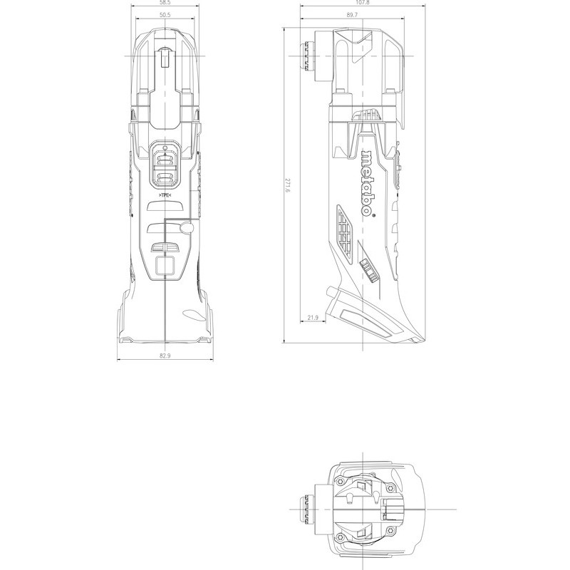 Metabo MT 18 LTX accu multitool (body) 18V Li-ion