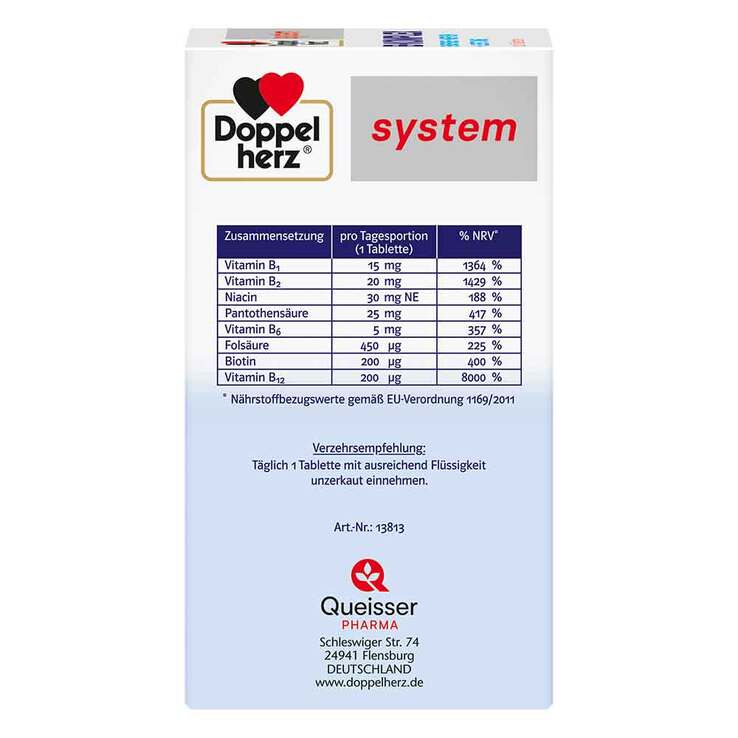 Doppelherz B-Komplex system Tabletten, 120 St