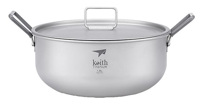 KEITH TITANIUM - CASSEROLE TITANE 1-8 L