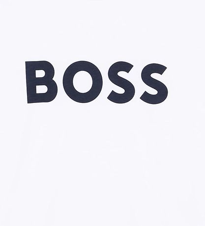 BOSS T-Shirt - Weiß m. Navy