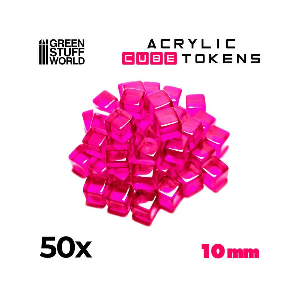 Set de 50 Cubes Transparents 10mm
