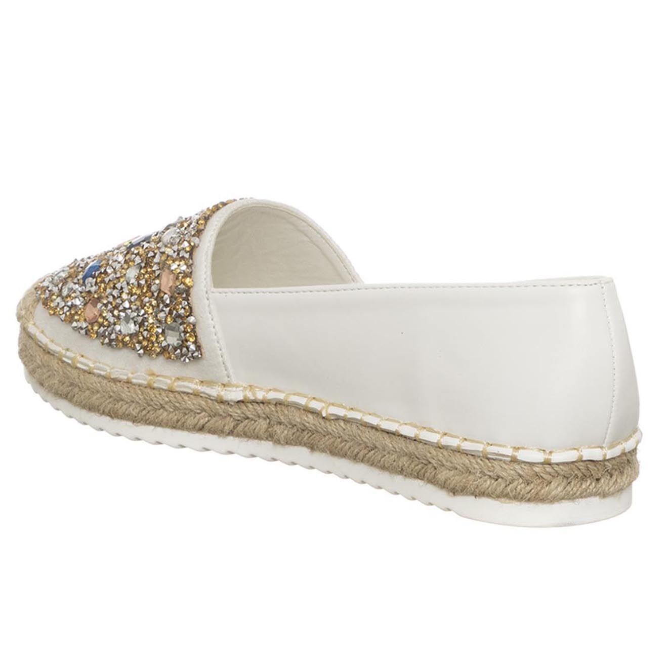 Laura Biagiotti Espadrilles Nuana blanc/doré