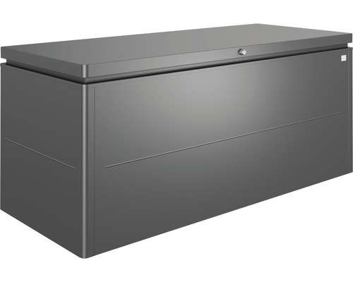 Biohort LoungeBox 200 opbergbox, 200 x 84 x 88,5 cm, donkergrijs metallic
