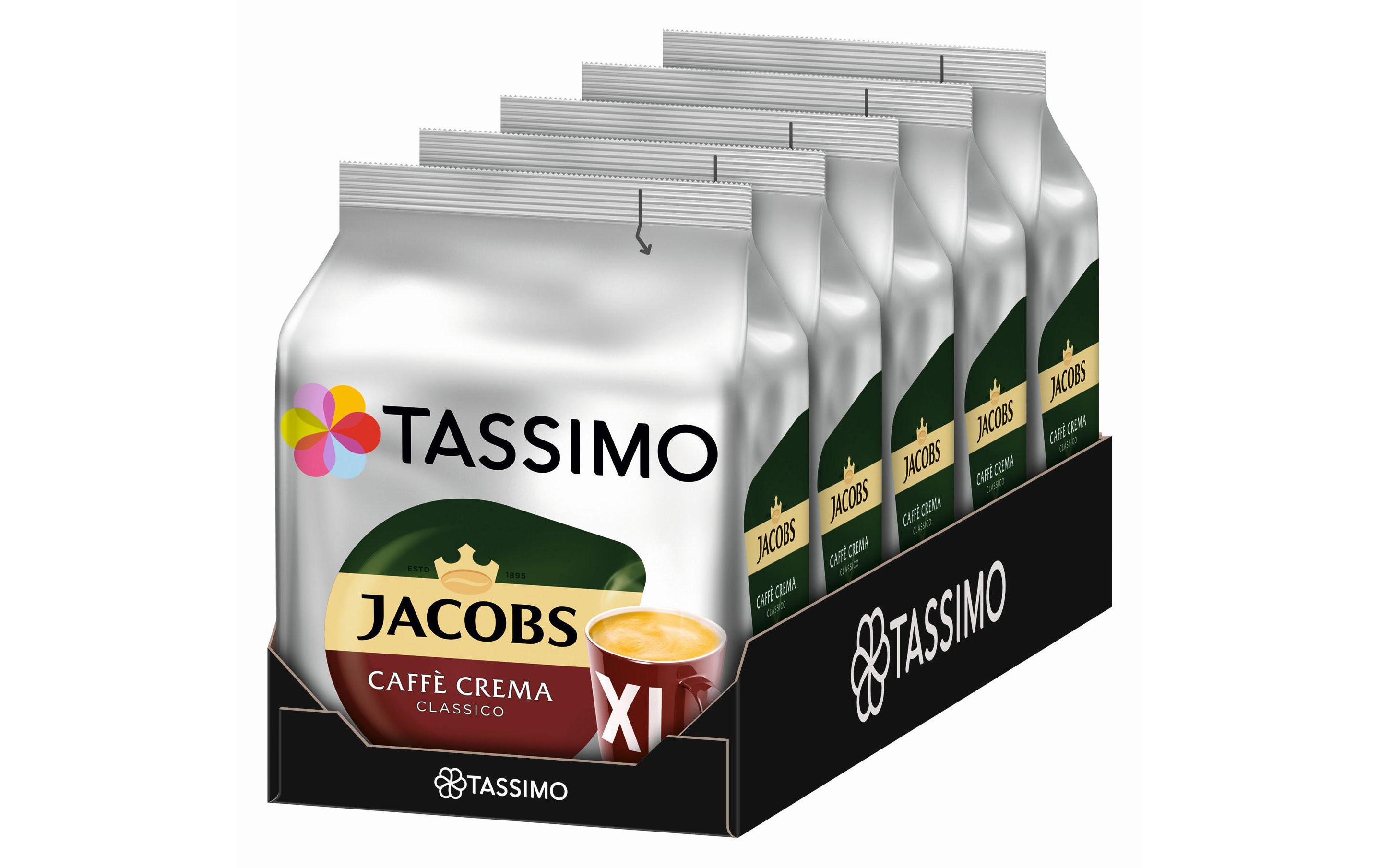 Kaffeekapseln T DISC Jacobs Caffè Crema XL 80 PortionenTassimo Café Crema XL Kaffee Pads