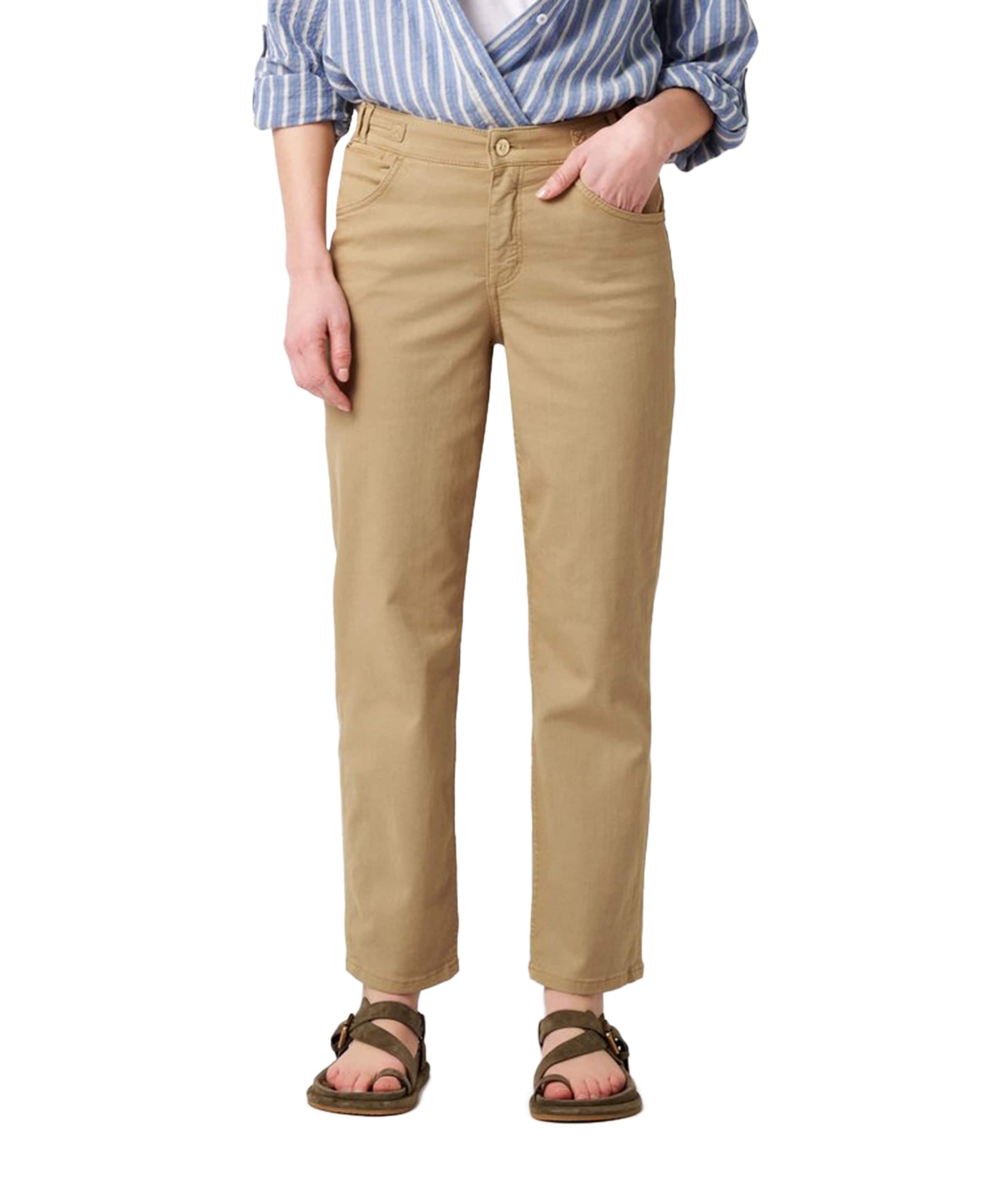 Toni Liv  7/8 dames jeans beige