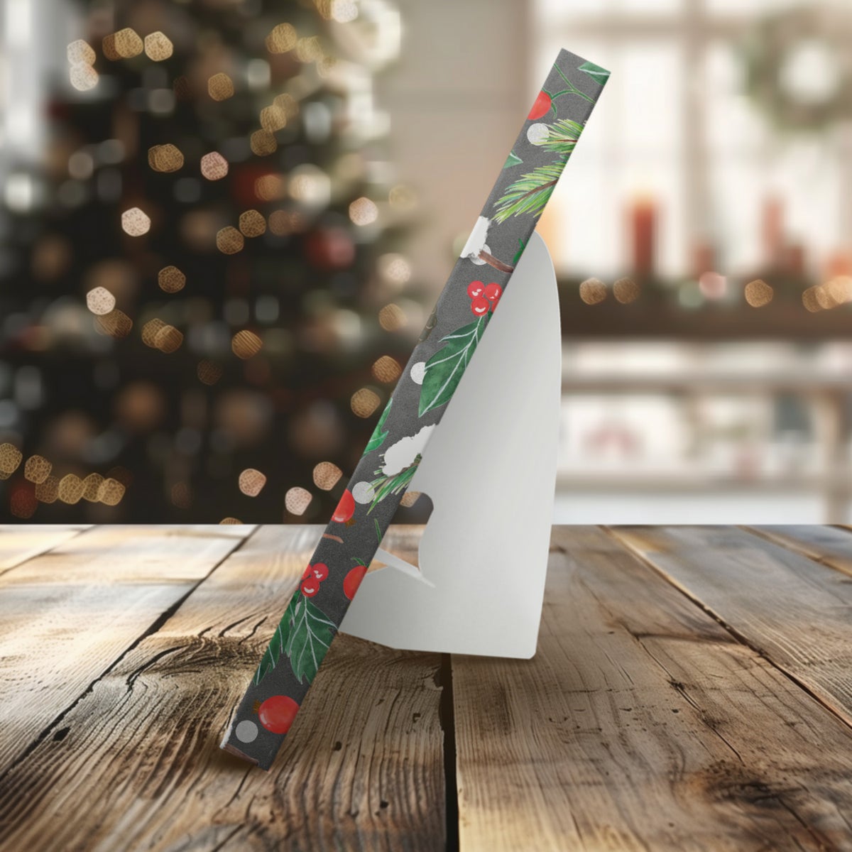 Mr. & Mrs. Panda Geurkaars Adventskalender Beren met Hoeden - Zwart