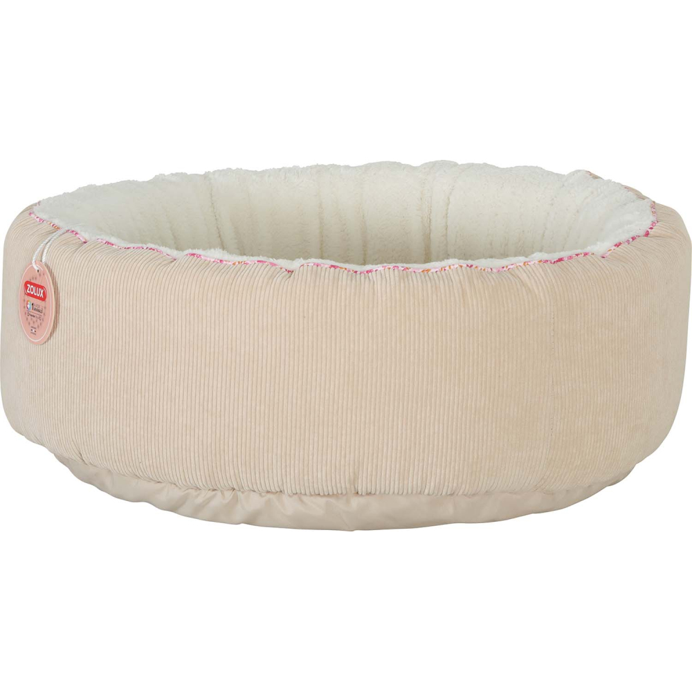 Corbeille pour chats en velours côtelé bloom xl