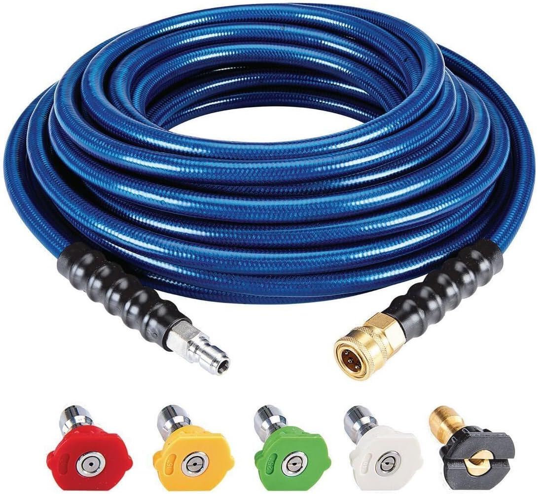 Predator Benzin-Hochdruckreiniger 13PS Flächenreiniger 420cm³ mit 300 bar Annovi reverberi RSV-4G44 Triplex Keramik - Hochdruckpumpe Steinreiniger Industriereiniger