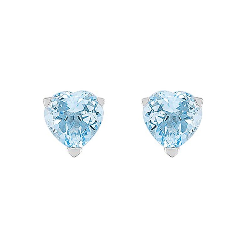 Boucles d'oreilles enfant - topaze - Or 9 Carats