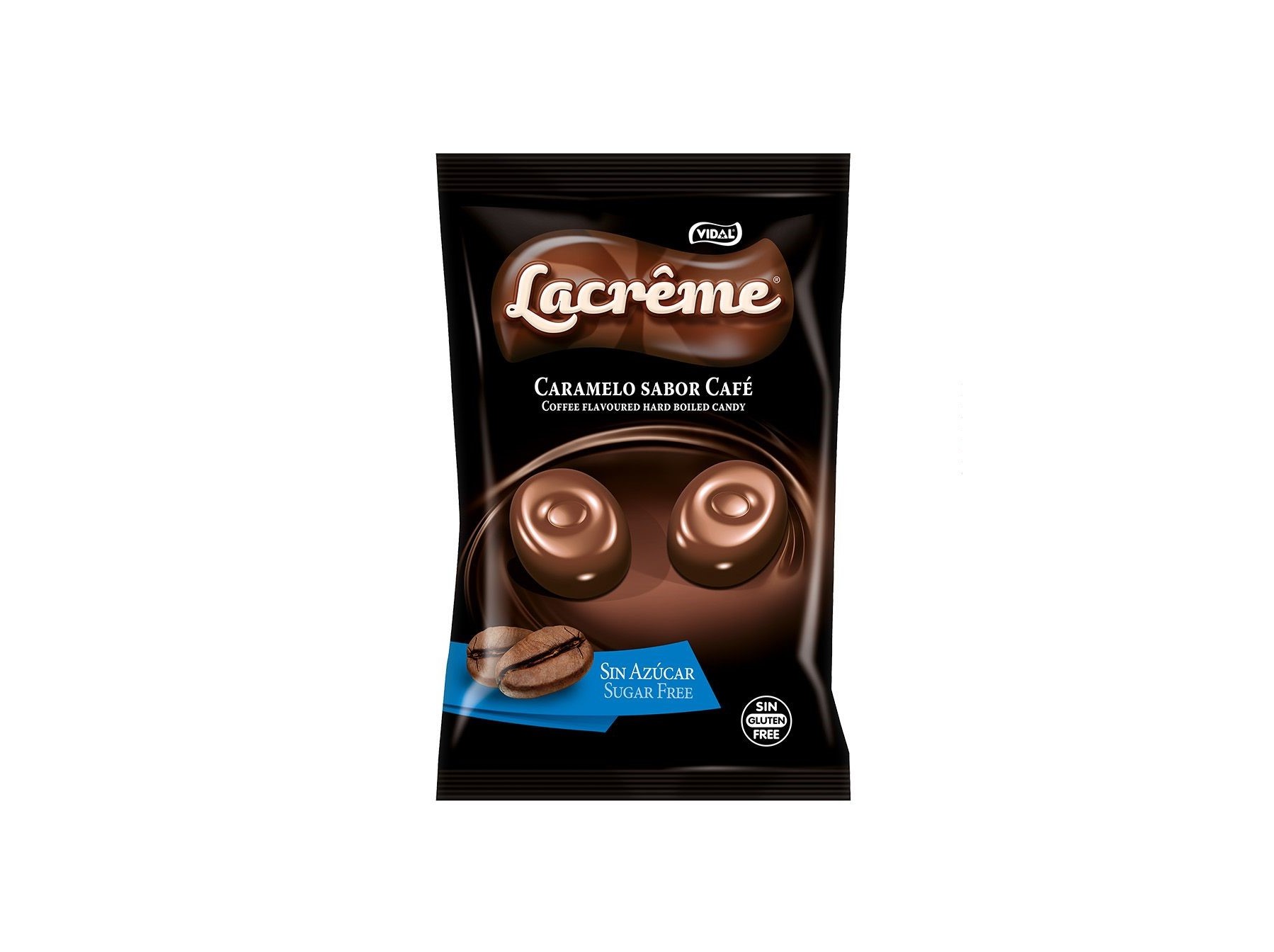 CARAMELOS VIDAL LACREME CAFÉ SEM AÇUCAR 80GR