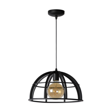 Lucide hanglamp Dikra zwart Ø40 cm