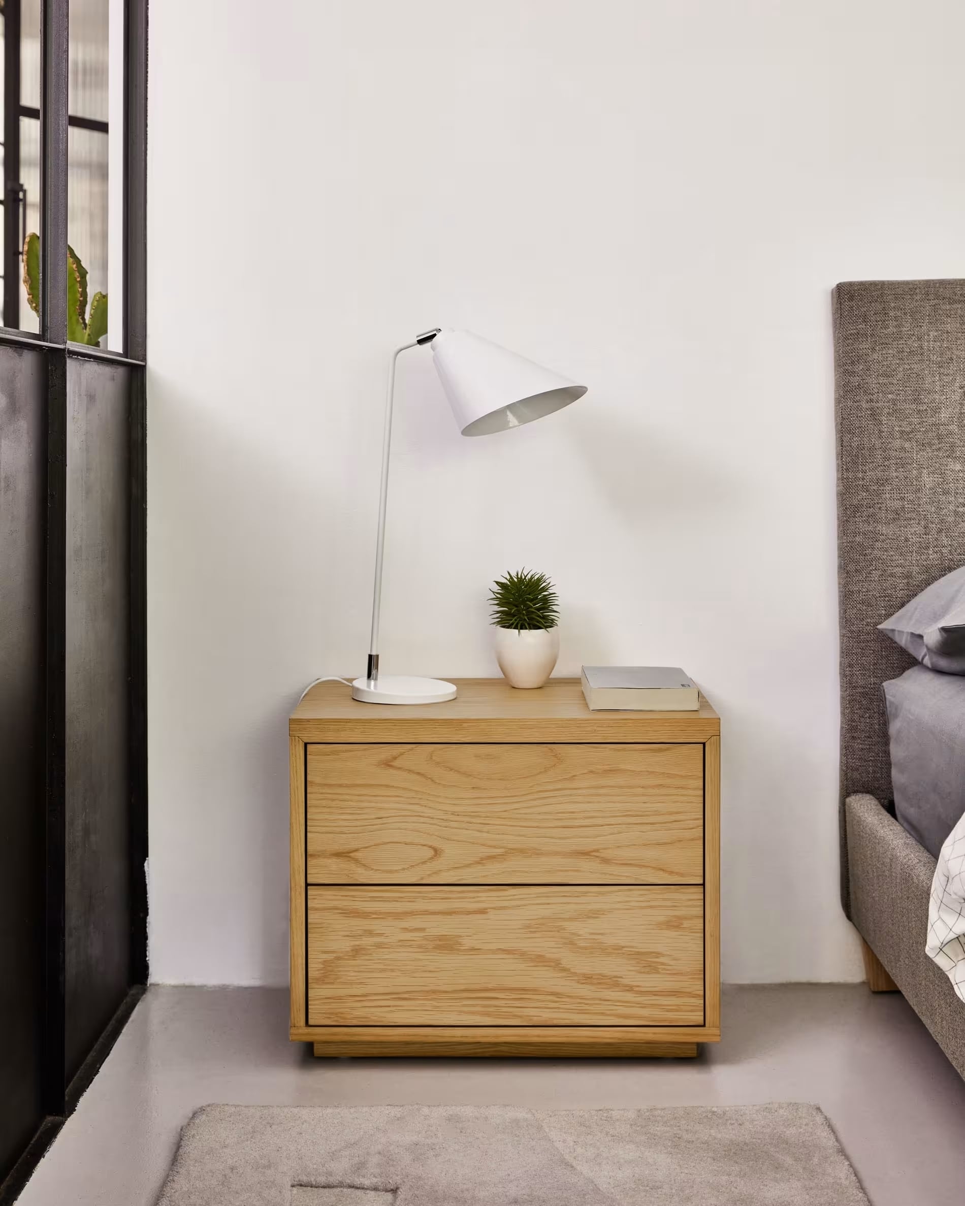 Kave Home Nachttisch ABILEN braun