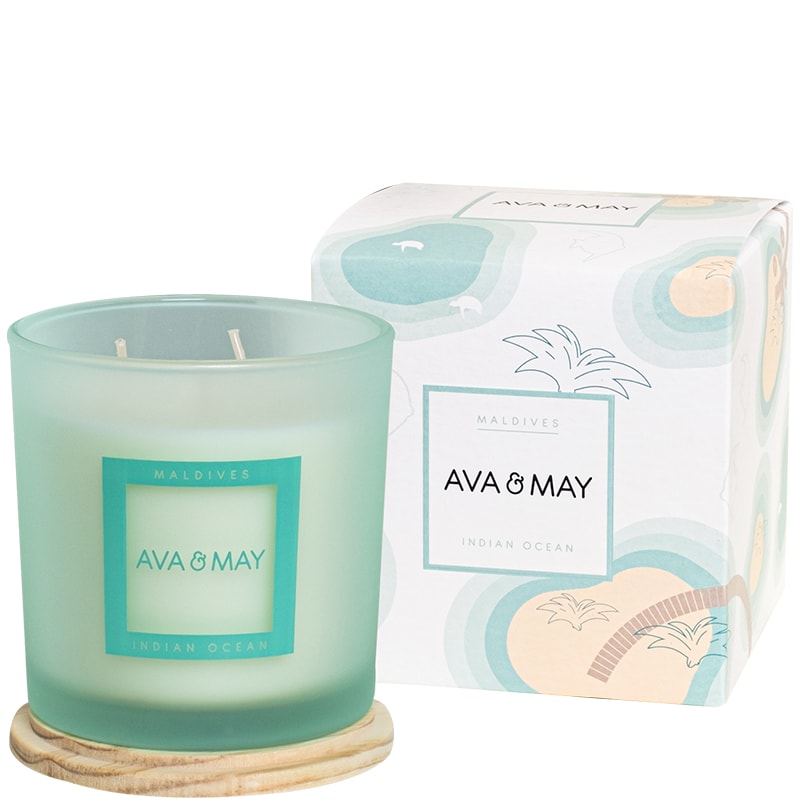 Bougie parfumée - Maldives - Orchidée & vétiver - 380 g