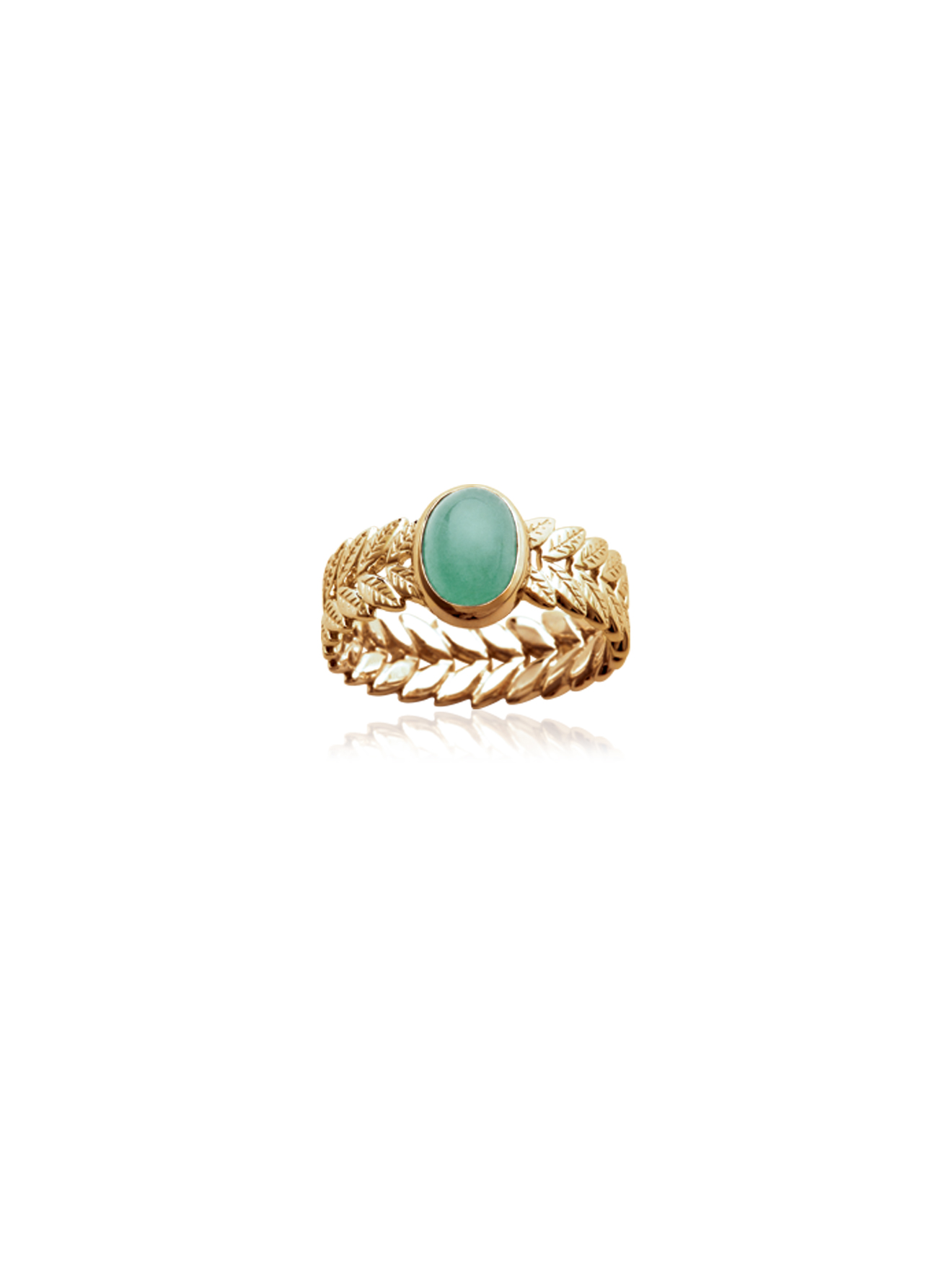 Bague pierre aventurine