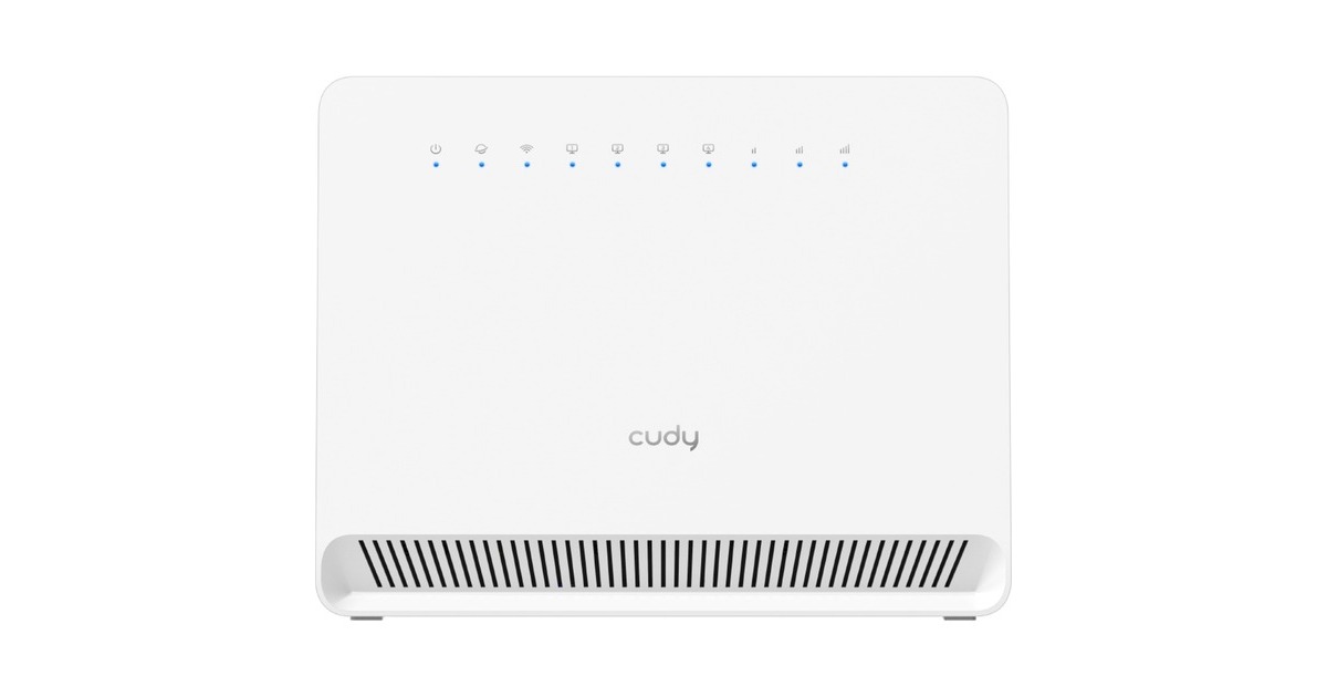 CudyN300 Wi-Fi 4G LTE Cat4 Router  (Wit, Cudy App, nano SIM-slot)